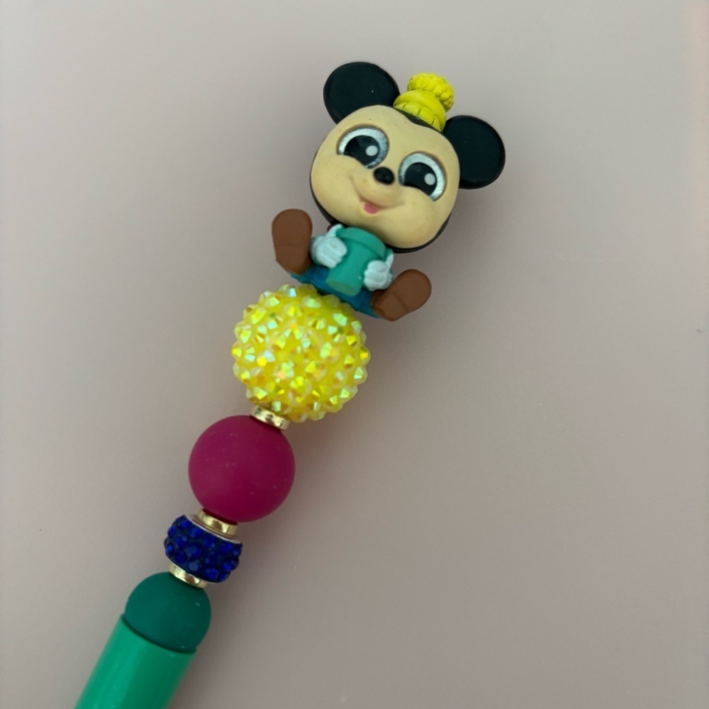 Disney Doorables: Mickey Mouse: Mickey Mouse as Jack handmade beaded pen